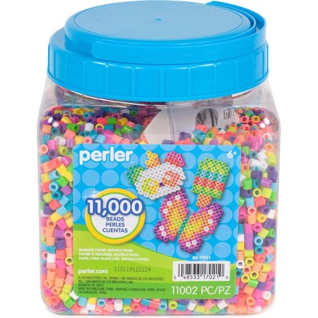 Perler Beads Summer Mix, 11,000 Beads, 11000PK 8017021